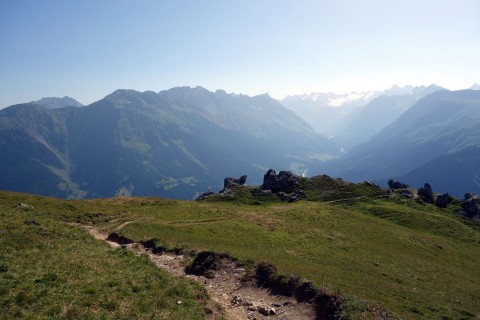 Tolle Aussicht aber unfahrbarer Trail