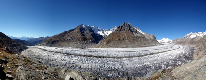 Panorama Grosser Aletschgletscher - Punkt 2347