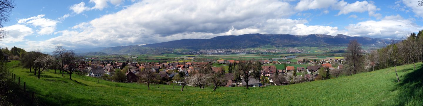 Panorama Jura bei Arch