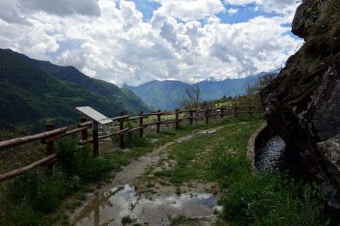 Suone d'Arlaz mit Aussicht