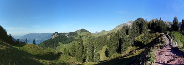 Panorama Bärenfalle - Klewenalp