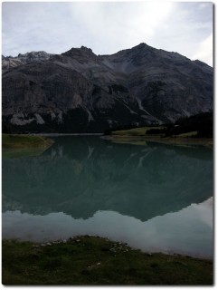 Lago di San Giacomo di Fraéle und Abzweiger in Richtung Val Trela