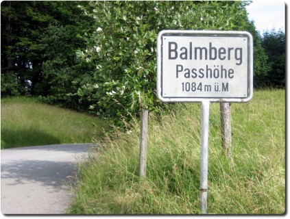 Balmberg Passhöhe auf 1084 m