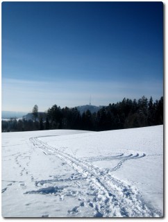 Blick auf den Bantiger - Winterzeit