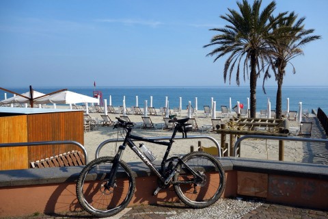 Strand und Bike