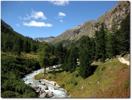 Schotterstrasse und wunderbares Alpental - Val Bever
