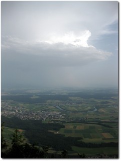 Chalet Geissfluh - Ausblick ins Mittelland