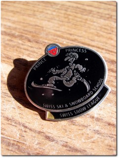 Abzeichen Schweizer Skischulen - Black Prince