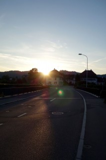 Sonnenaufgang in Brittnau