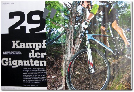 Bike Sport News - Artikel über 29er