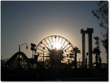 California Adventure Park - Sonnenuntergang