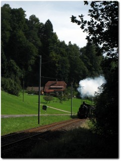 Dampfbahn nach Huttwil