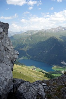 Blick auf den Davosersee