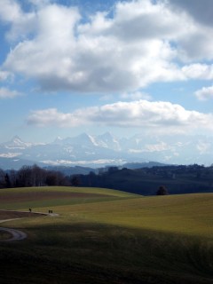 Auch heute gibts Eiger, Mönch und Jungfrau