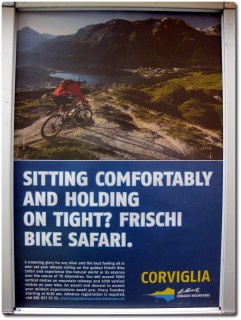 Werbung für die Frischi Bike Safari