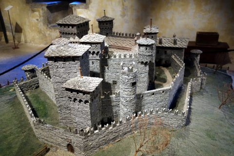 Castello di Fénis - Modell