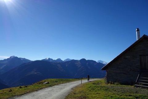 Bikeaufstieg nach Salzgäb