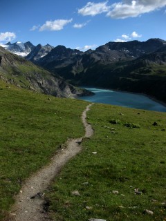 Flowtrail zum Lac de Moiry