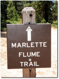Flume Trail Schild