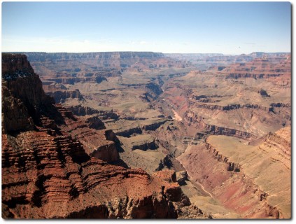 Grand Canyon - Blick hinunter auf den Colorado River