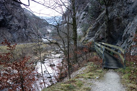 Trail durch die Gorges de Court