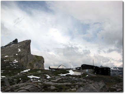 Passhöhe - Hotel und Bergstation der Gemmibahn