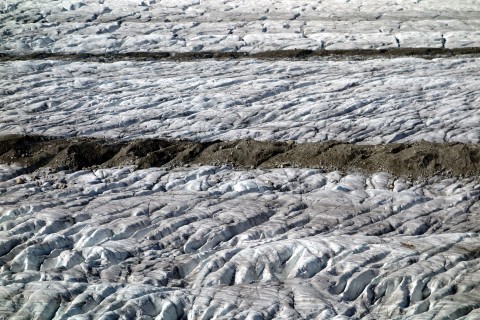 Nahaufnahme Grosser Aletschgletscher