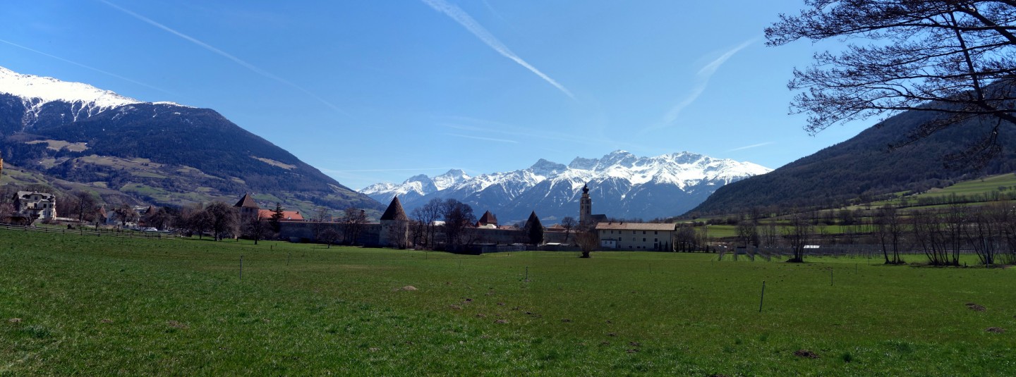 Panorama und Stadtmauer Glurns