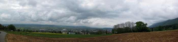 Panorama runter nach Grenchen