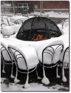 Terrasse des Fire and Ice Grills