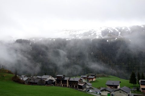 Nebel auf dem Grossen Sankt-Bernhard