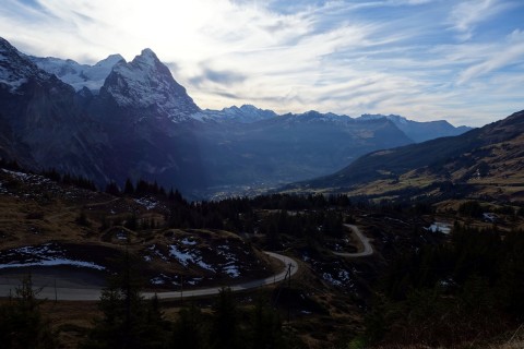 Grosse Scheidegg - Abfahrt