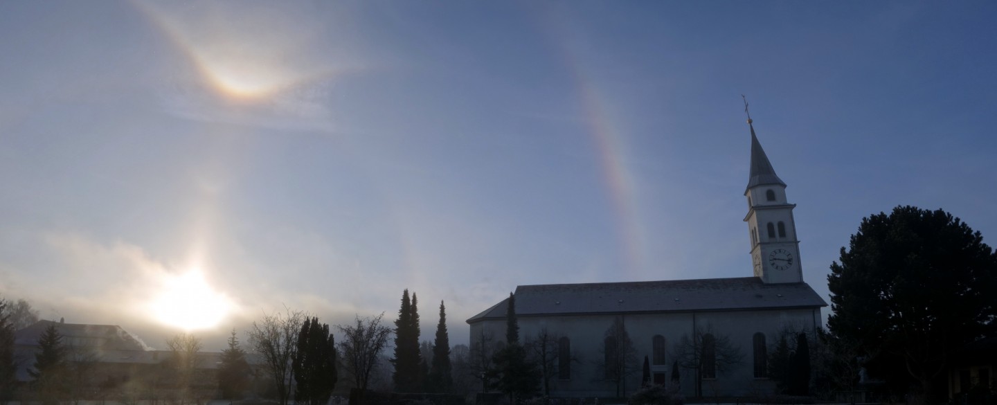 Sonnenhalo bei Kriegstetten