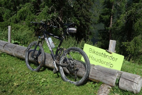 Hauderalp Bikeständer