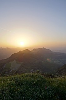 Röti Sonnenuntergang und HDR