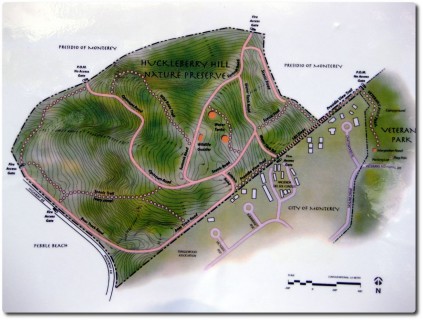 Huckleberry Hill - Parkkarte