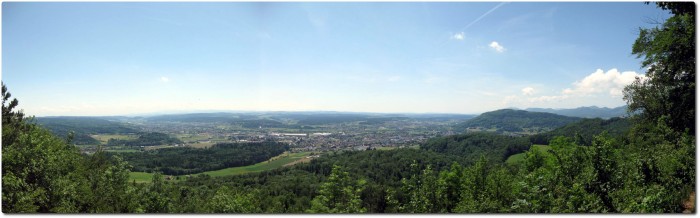 Panorama vom Känzeli am Engelberg