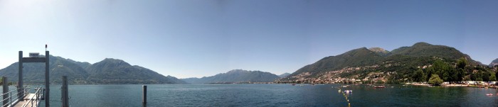 Panorama Lago Maggiore bei Tenero