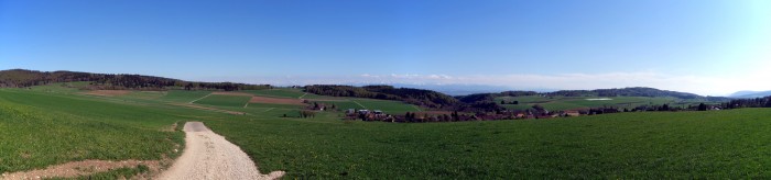 Panorama bei Lamboing