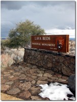 Eingang Lava Beds National Monument