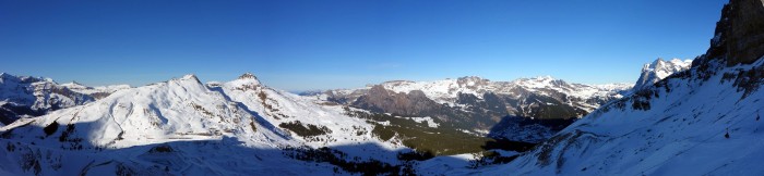 Panorama in Richtung Lauberhorn