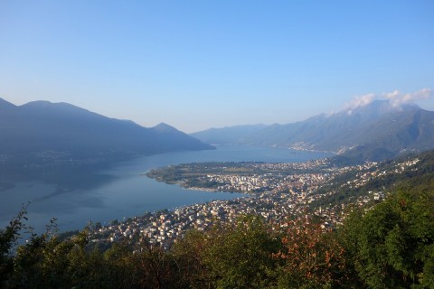 Blick auf den Lago Maggiore - Tag