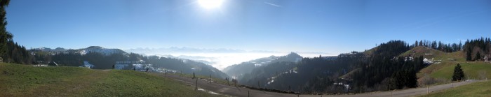 Panorama Lüderenalp in Richtung Alpen