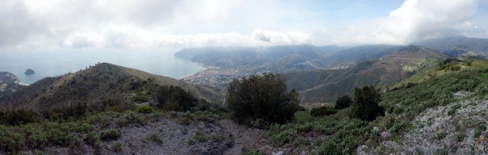 Monte Mao - Panorma Ost nach Spotorno