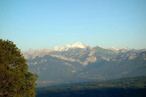 Abendstimmung Mont-Blanc