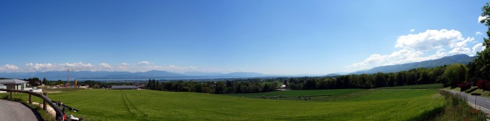 Panorama bei La Montau