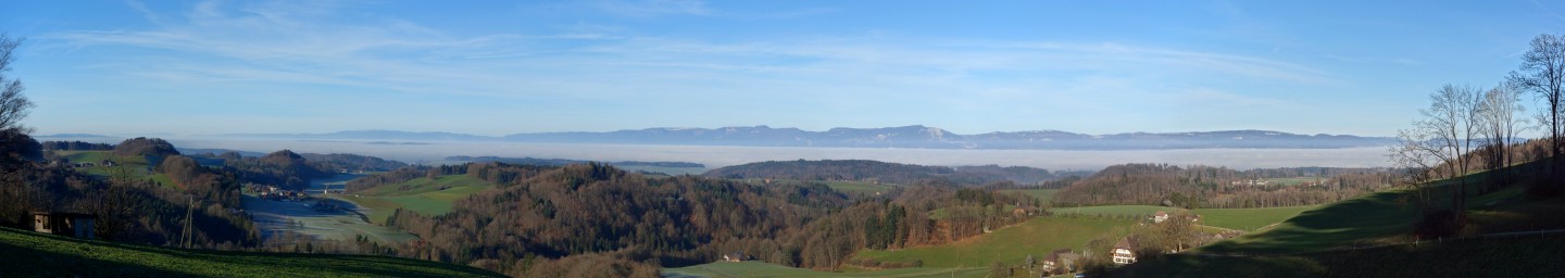 Panorama mir Nebelmeer und Jura