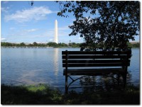 Viel Wasser beim FDR Memorial