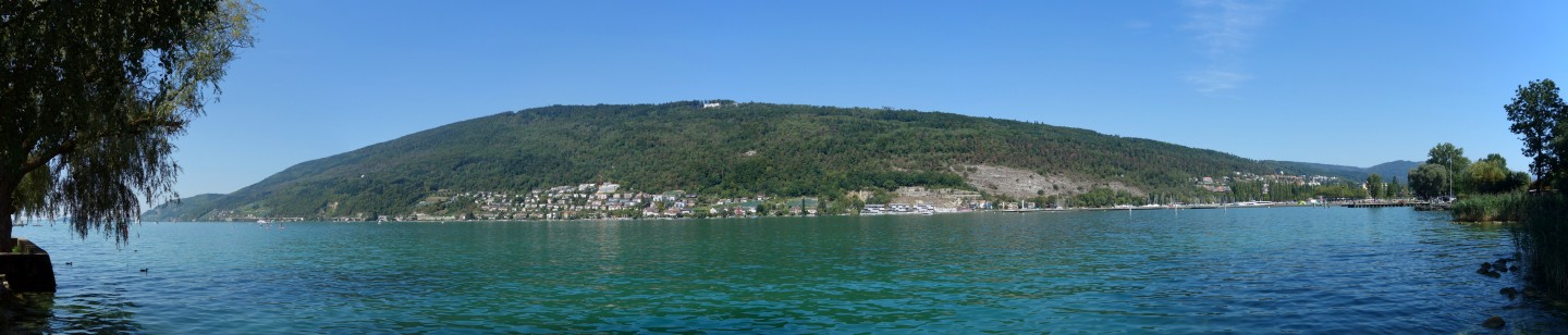 Panorama Bielersee bei Nidau