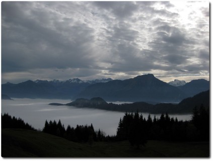 Blick auf das Nebelmeer